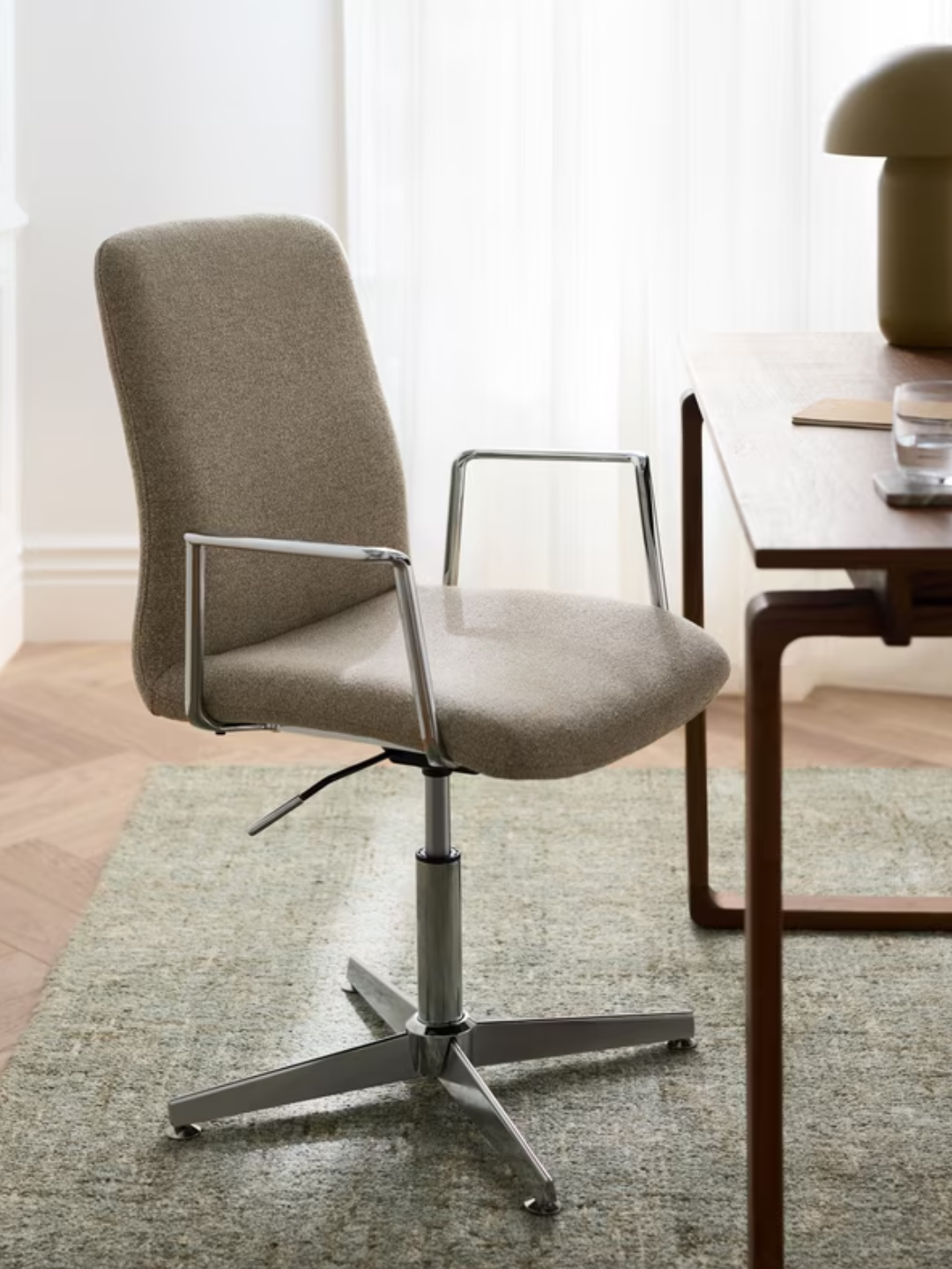 A beige office chair from John Lewis