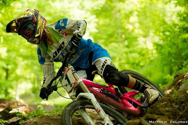 Lauren Daney (DRD/Intense) on her way to victory in Plattekill.