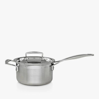 Le Creuset 3-Ply Stainless Steel Saucepan with Lid:now £132.20 at Amazon