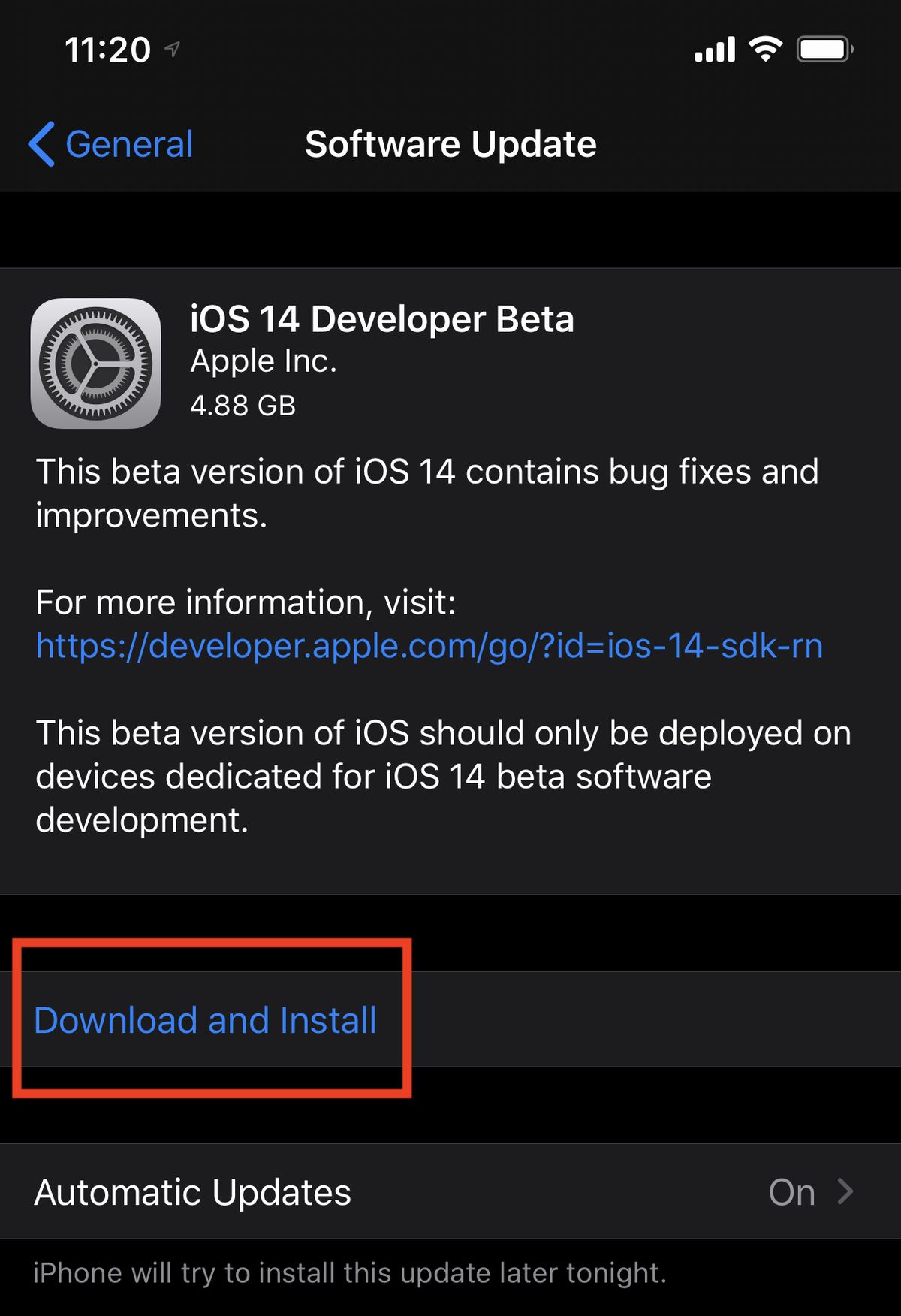 how to get iOS 14 beta