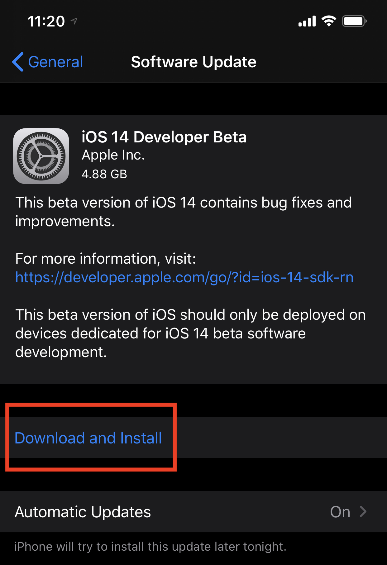 how to get iOS 14 beta