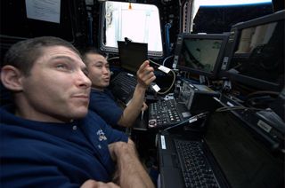 Mike Hopkins (via Twitter as @ AstroIllini)