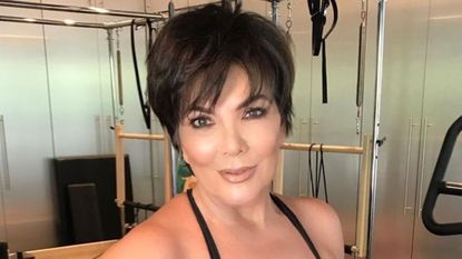 Kris Jenner Gym Selfie