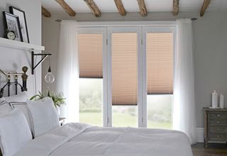 Made to measure Infusion taupe Intu Micro blinds, from £71 for W40.5cm x L61cm, including fitting, Style Studio
