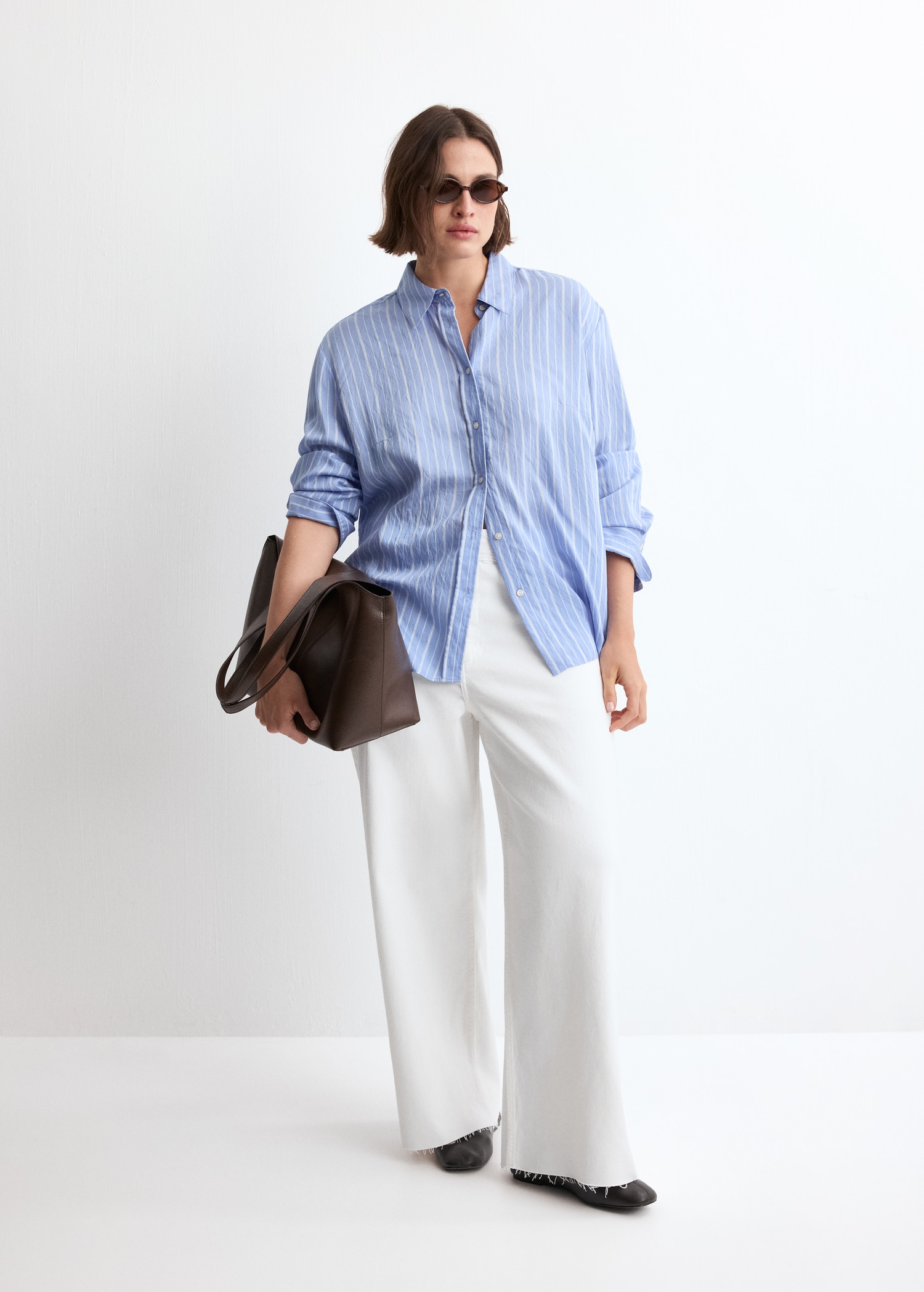 Catherin Culotte High-Rise Jeans - Women | Mango United Kingdom