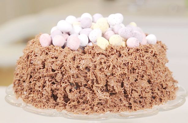 Easter nest cake