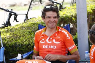 Greg Van Avermaet is all smiles ahead of the start