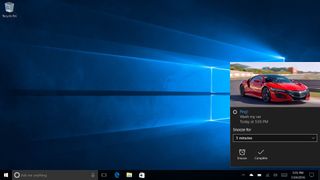 Windows 10 Anniversary Update Interactive Notification