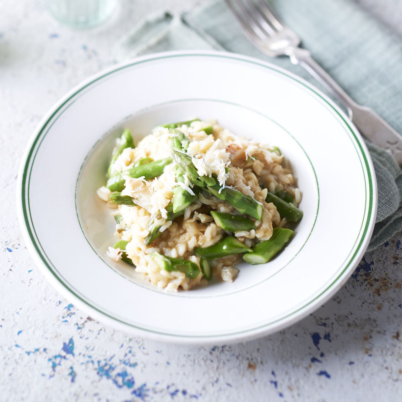 Crab and Asparagus Risotto 