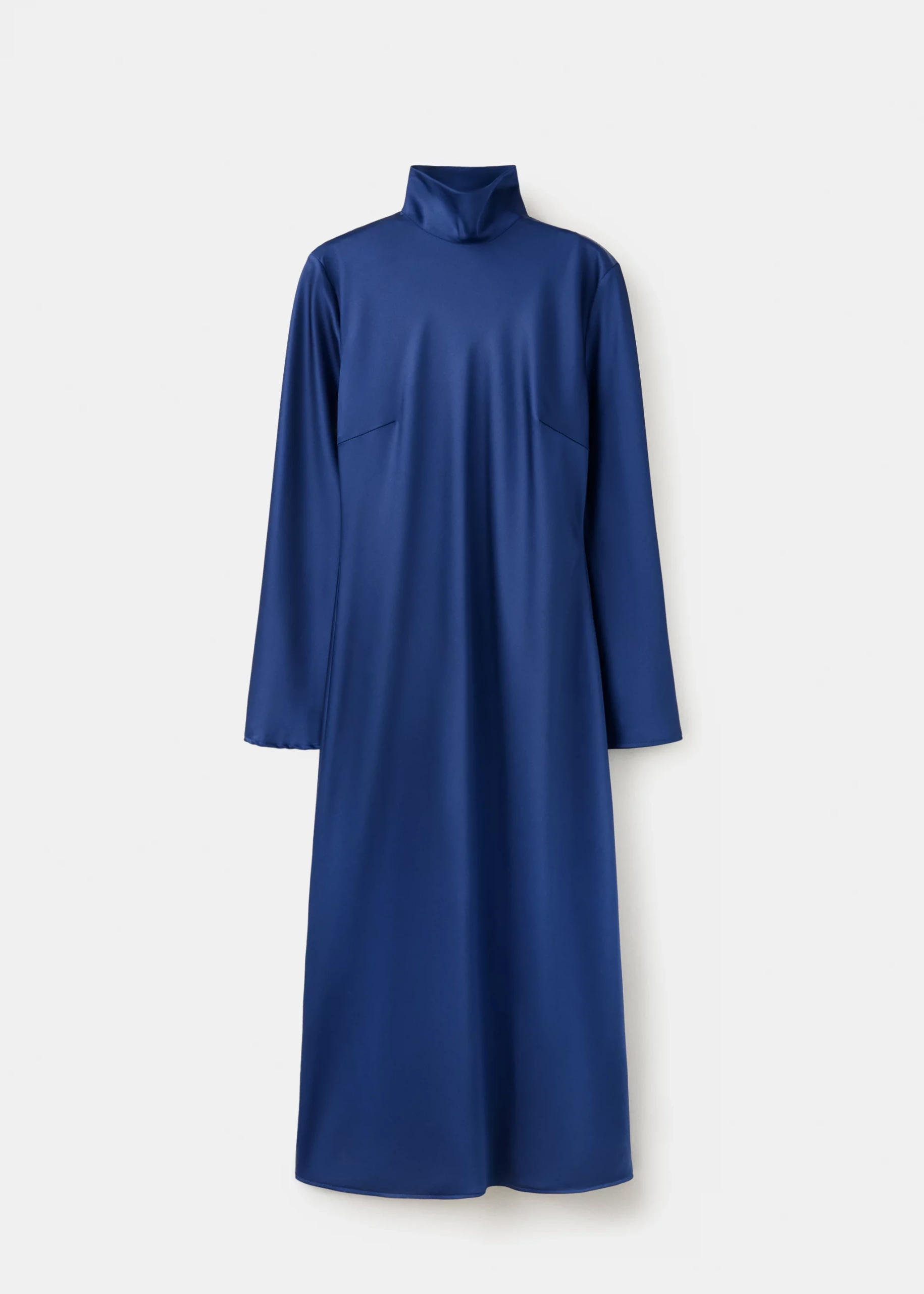 Satin High-Neck Dress - Women | Mango Usa