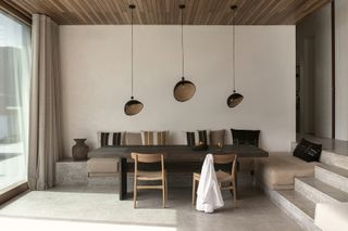 Dining space at Villa Apollon