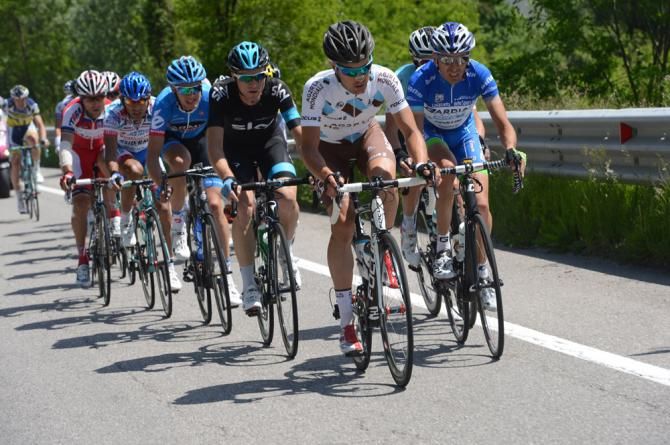 Guillaume Bonnafond (AG2R) at the front of the early break