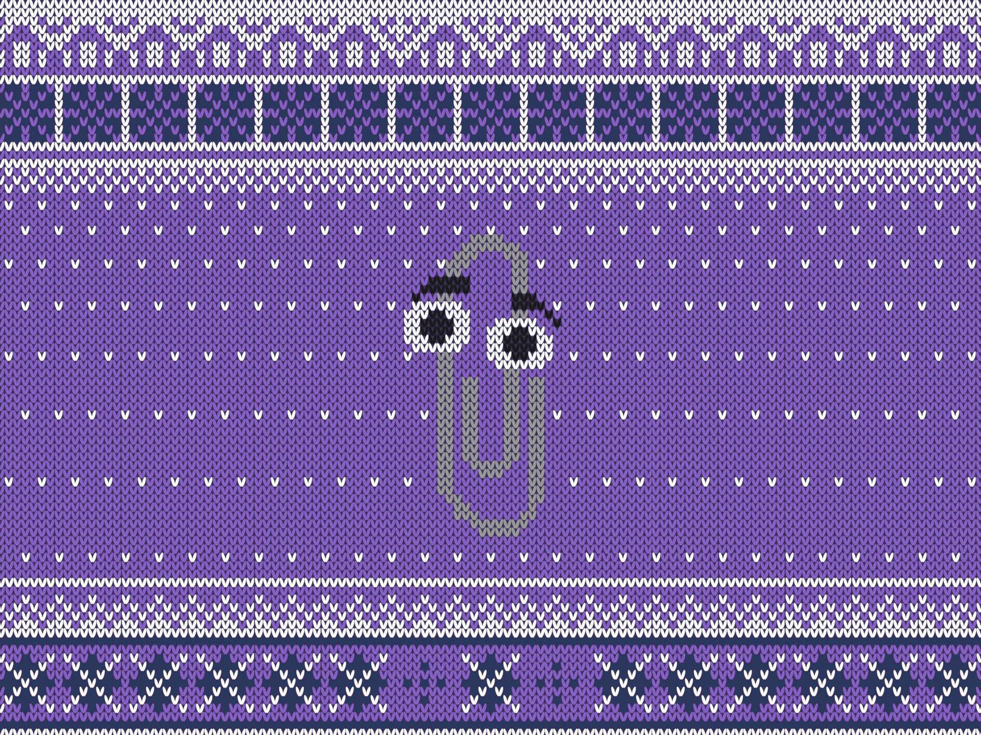 Celebrate The Holidays With This Festive Clippy Wallpaper For Windows