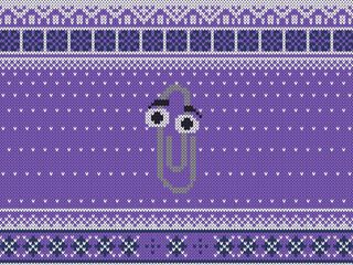 Festive Clippy Wallpaper 4