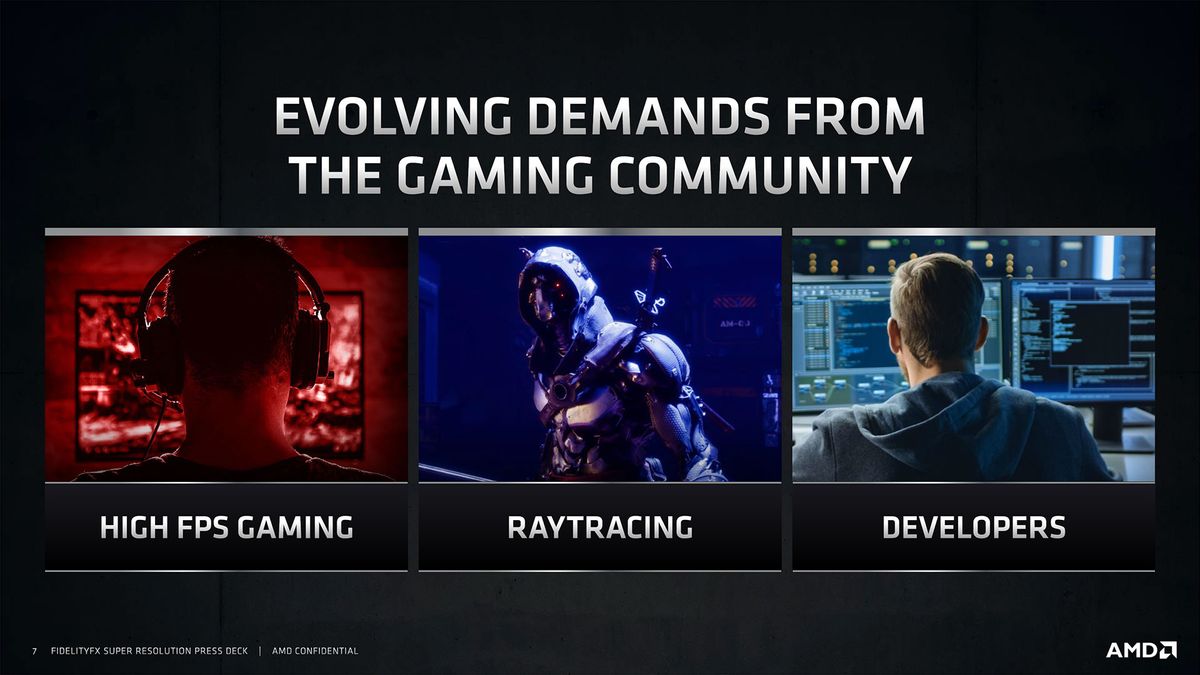 AMD FidelityFX Super Resolution slide deck