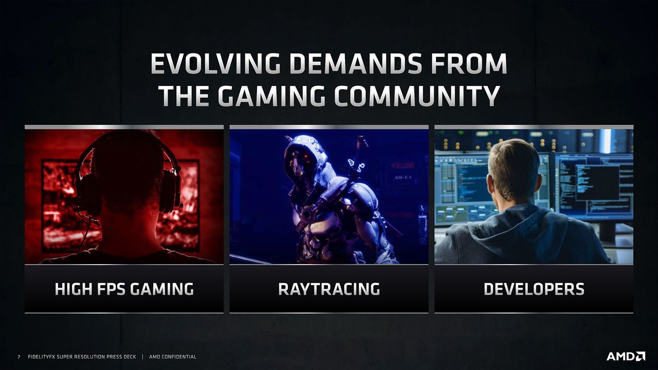 AMD FidelityFX Super Resolution slide deck