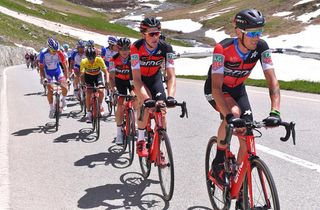 Overall leader Richie Porte (BMC) during stage 6 at Tour de Suisse