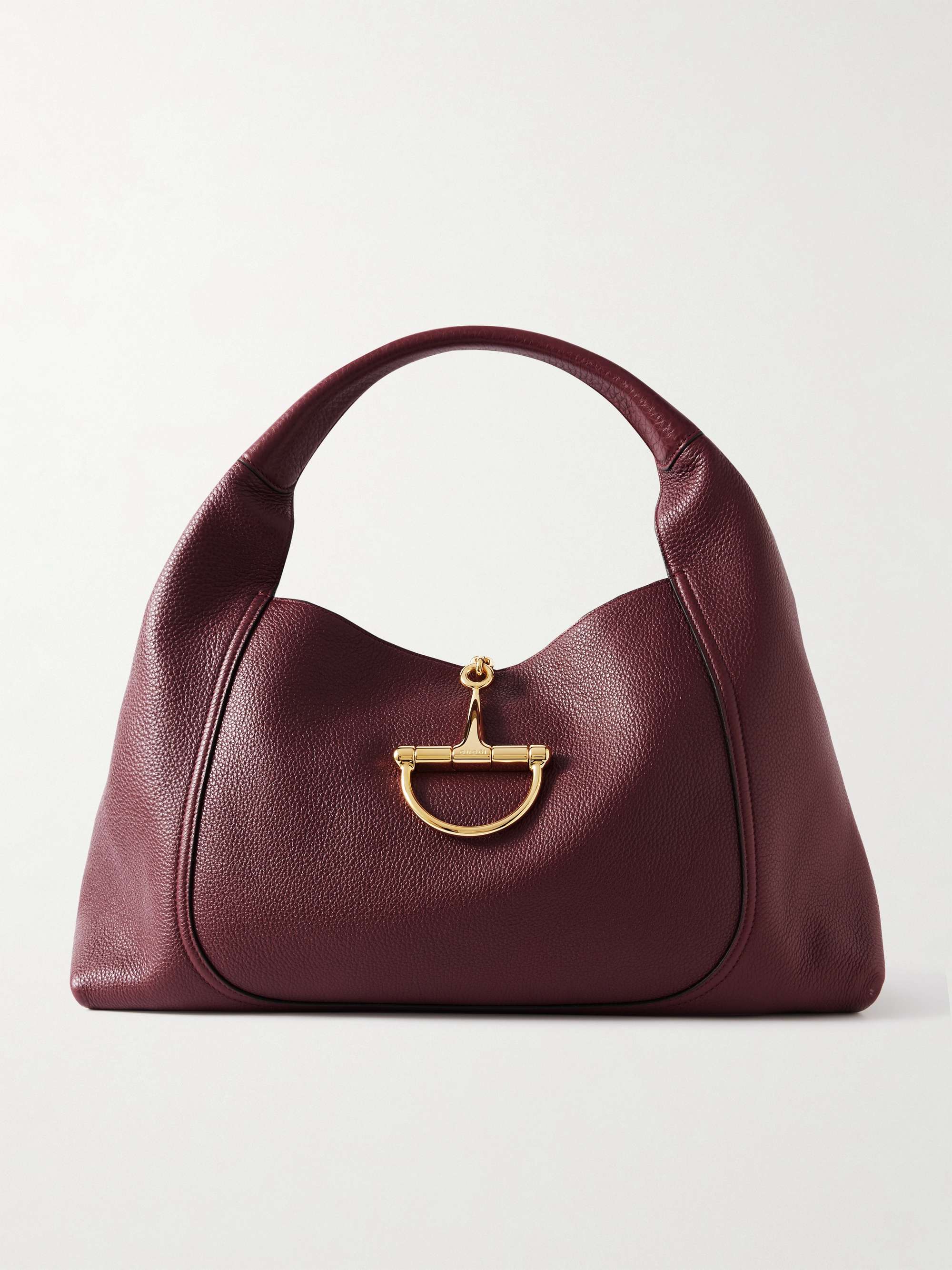 Softbit Maxi Textured-Leather Tote