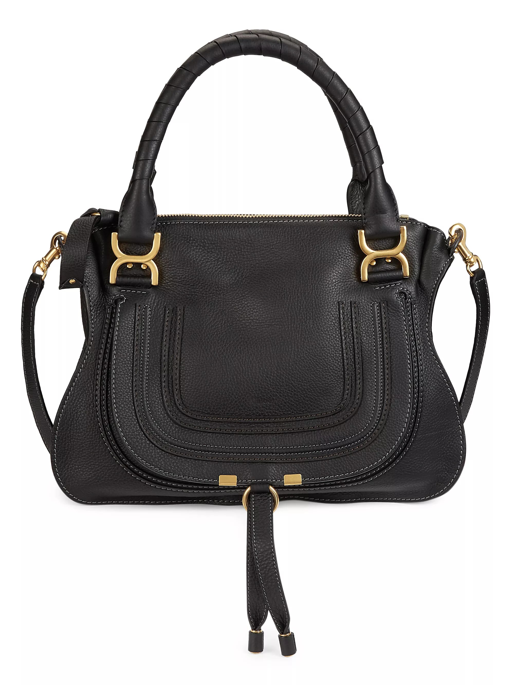 Medium Marcie Leather Satchel