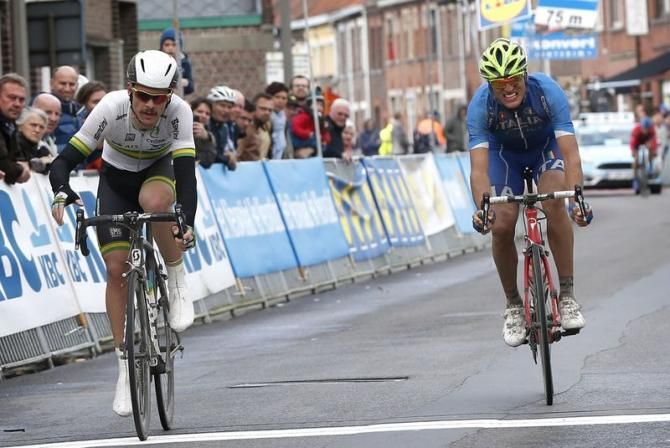 Alex Edmondson tops Gianni Moscon at the 2015 U23 Tour of Flanders.