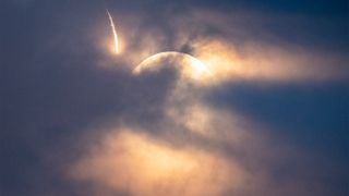 The Red Bull Air Force took to the skies on March 20, 2019 to celebrate the Supermoon.