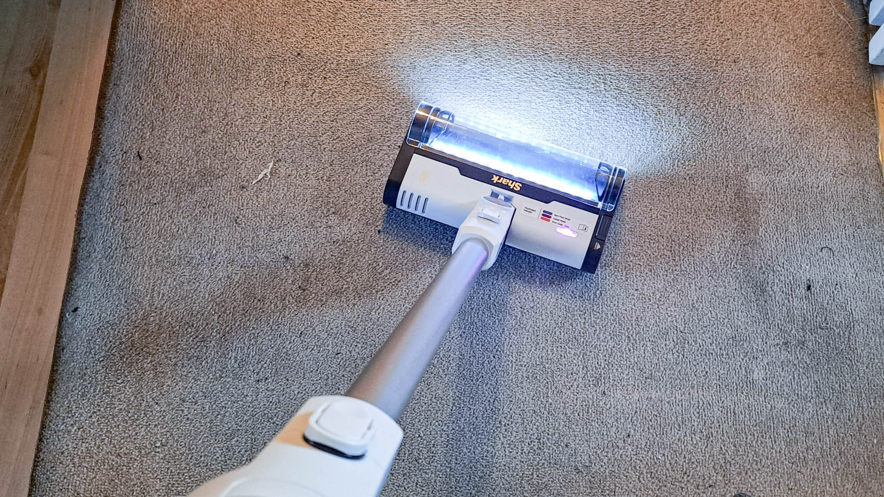 Shark Clean & Empty Cordless on carpet