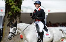 Gemma Tattersall shows her delight after a stellar test at the European Eventing Championships 2017. Picture by Peter Nixon European Eventing Championships Gemma Tattersall Quicklook V