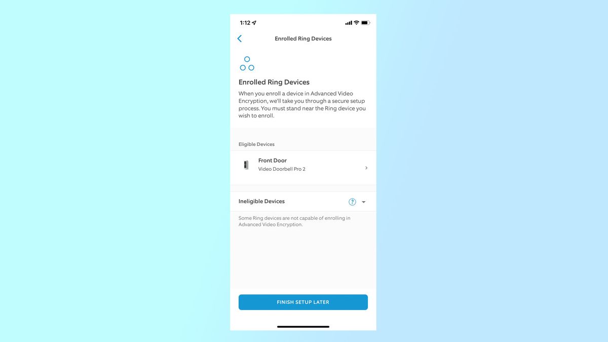 How to turn on endtoend encryption on a Ring Video Doorbell Tom's Guide