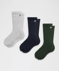 Lululemon Daily Stride Ribbed Comfort Crew Socks