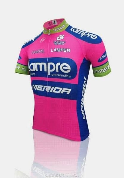 The 2013 Lampre-Merida jersey