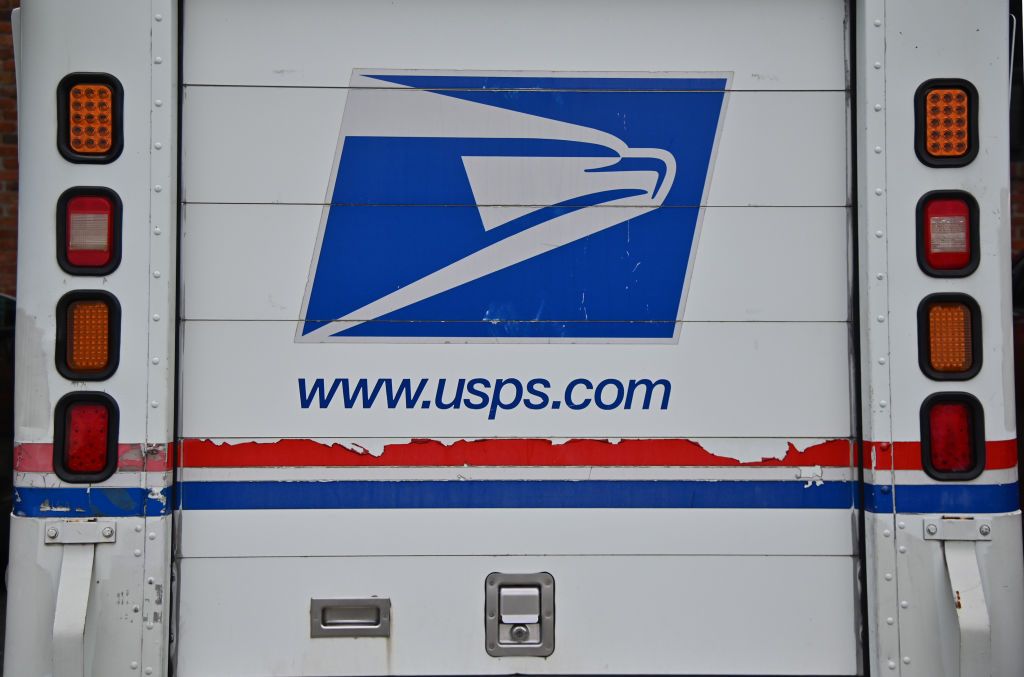 USPS truck.