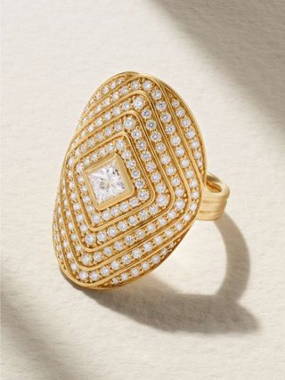 Veni 18-Karat Gold Diamond Ring