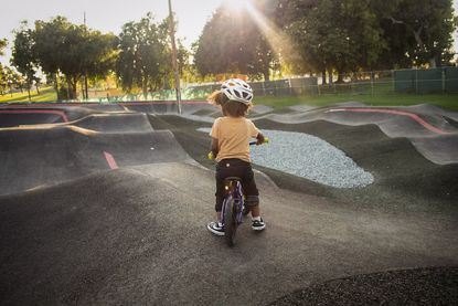 The Inglewood Pump Track in Los Angeles