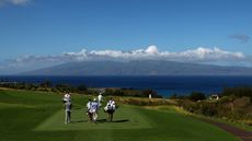 A general view of the seventh hole at Kapalua Resort's Plantation Course in 2025