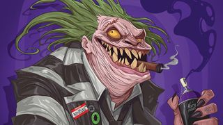 Digital character art of Beetlejuice