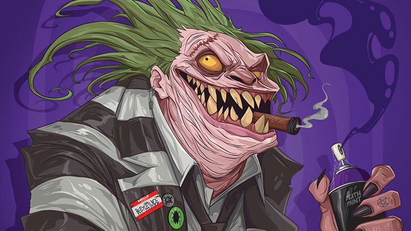 Digital character art of Beetlejuice