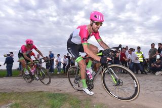 Taylor Phinney finished eighth in Paris-Roubaix