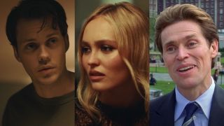 Bill Skarsgard in Barbarian, Lily-Rose Depp on The Idol; Willem Dafoe in Spider-Man
