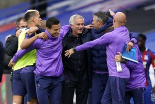 Jose Mourinho appears to be enjoying life at Tottenham