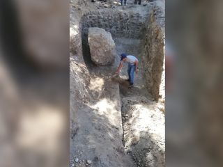 Excavations for a sewer system inadvertently unearthed a 2,200-year-old temple in Egypt.