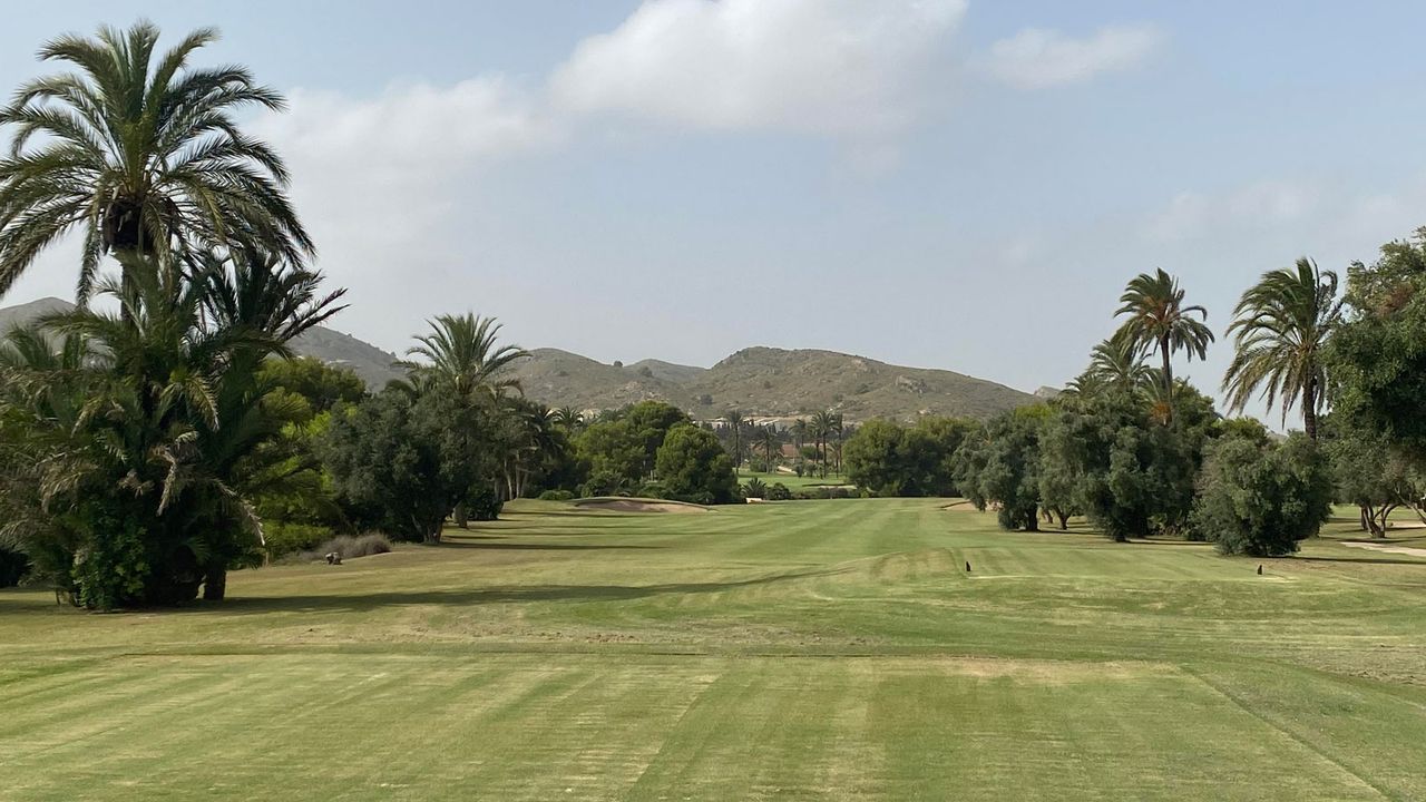 A view of the 15th hole at La Manga