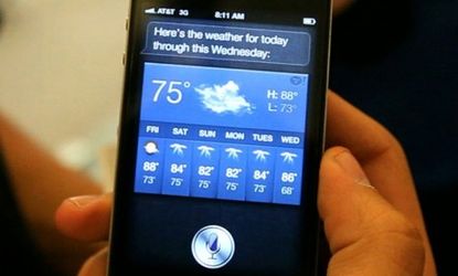 The iPhone 4S voice-activated assistant Siri is happy to tell you the weather, but the closest birth control provider is a bit of a touchy subject.