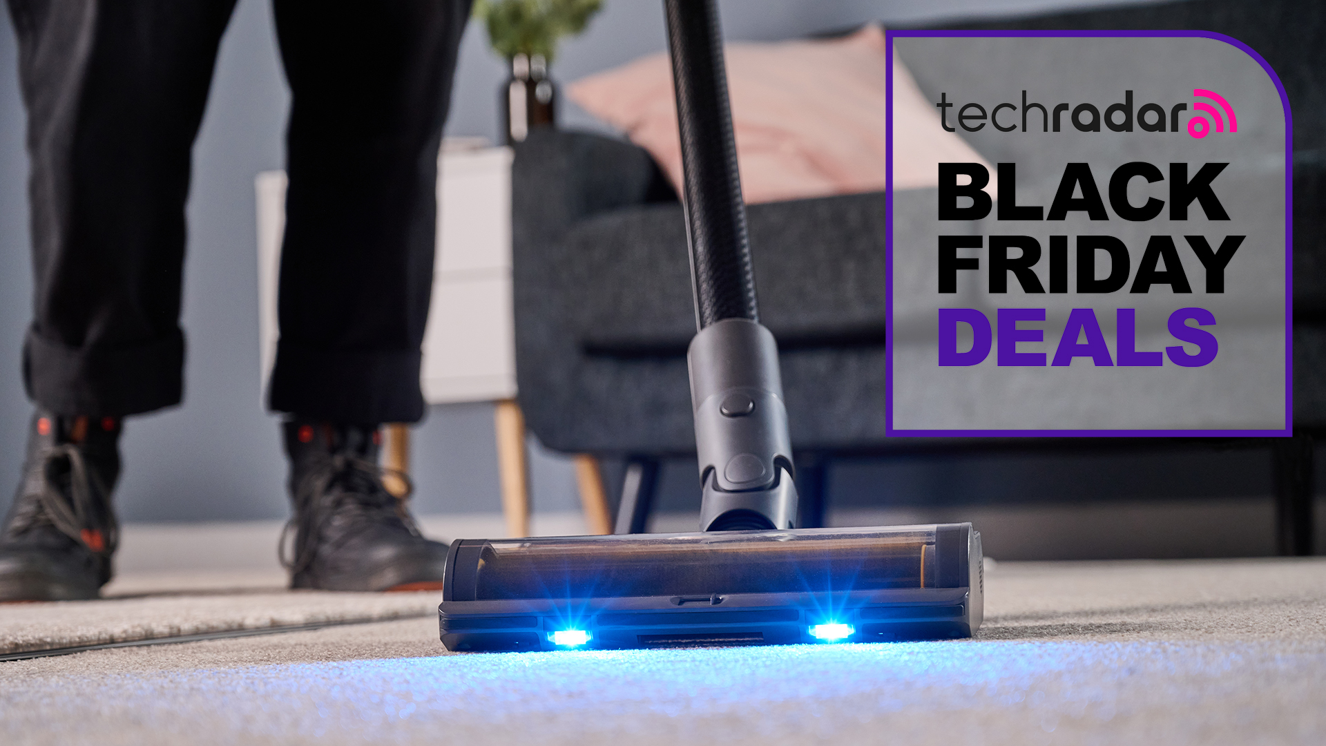 Dreame R20 floorhead, with Black Friday deals logo