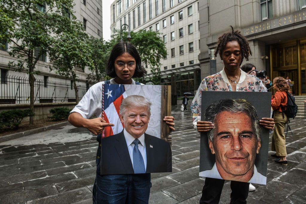 Trump and Jeffrey Epstein