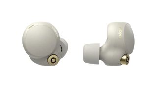 Product shot of Sony WF-1000XM4 Wireless Earbuds, one of the best AirPods alternatives