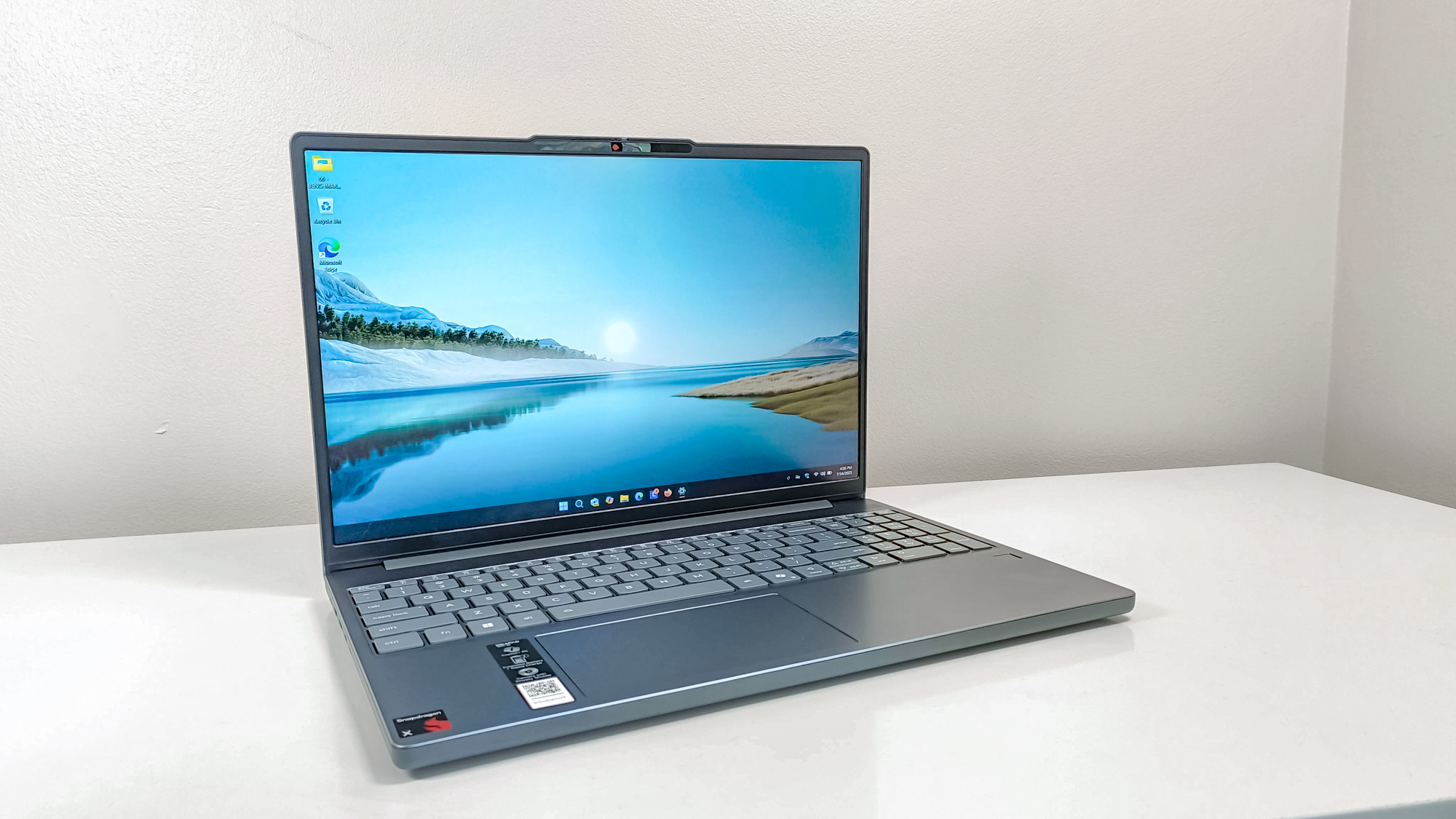 Lenovo IdeaPad Slim 3x review unit on a desk