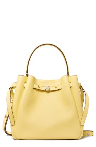 Romy Pebble Leather Bucket Bag