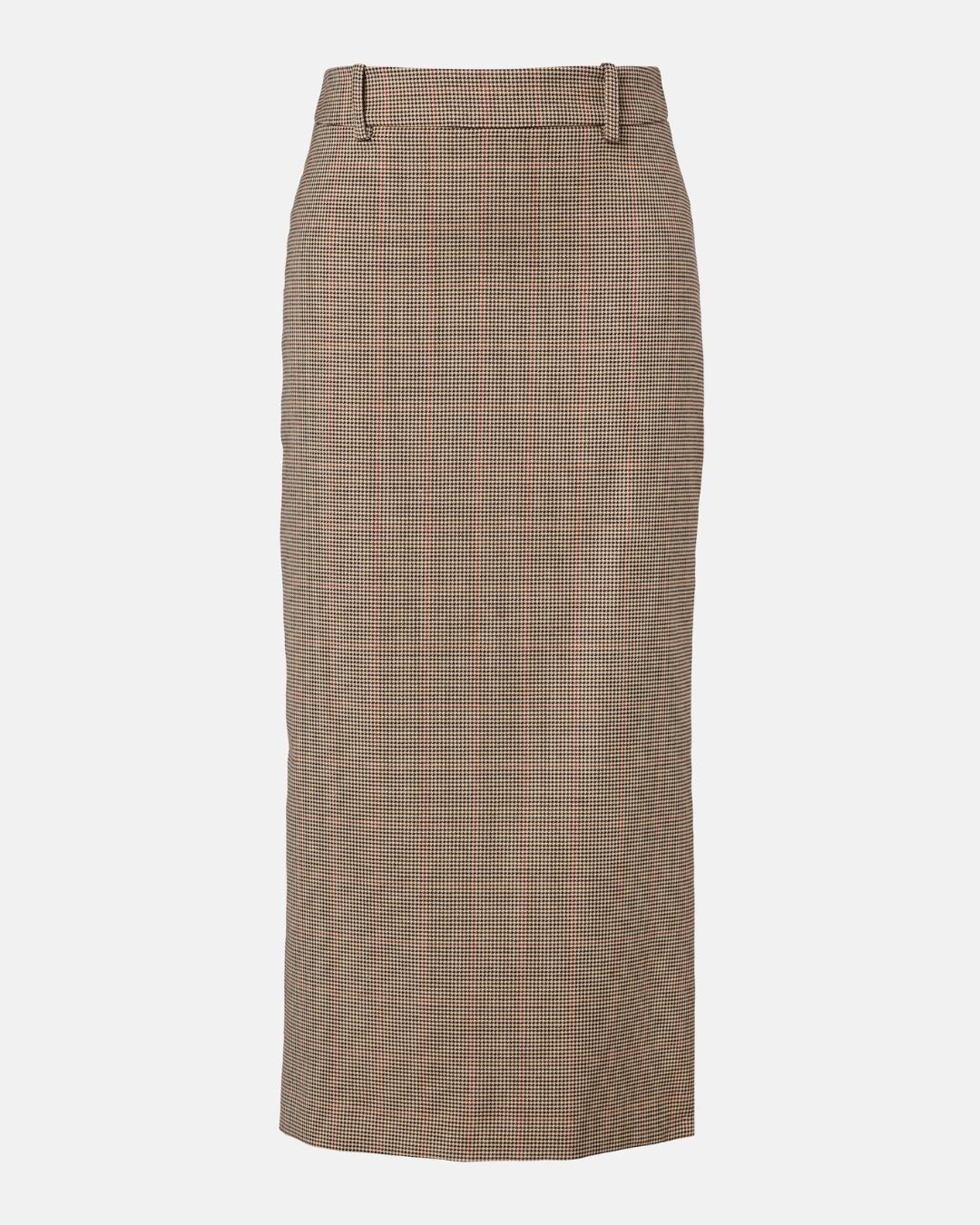 the frankie shop Alrose houndstooth midi skirt