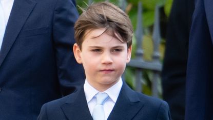 Prince Louis of Wales attends the 2026 Easter Matins Service at St George's Chapel on April 05, 2026