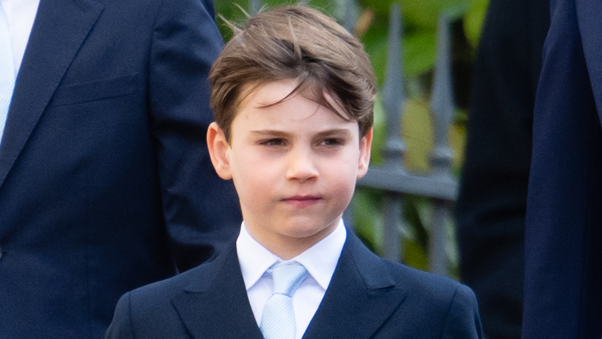 Prince Louis of Wales attends the 2026 Easter Matins Service at St George's Chapel on April 05, 2026